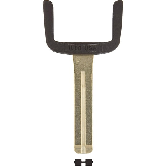 ILCO Toyota EZ Clone Nickel Plated Silver Sidewinder Chip Key Blade, EB3-F-TOY48
