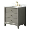 thumbnail image 5 of Vanity Art 30" Bathroom Vanity with Sink and Engineered Marble Top, Freestanding Storage Cabinet with 2 Drawers and 1 Flip Down Tray, 5 of 6