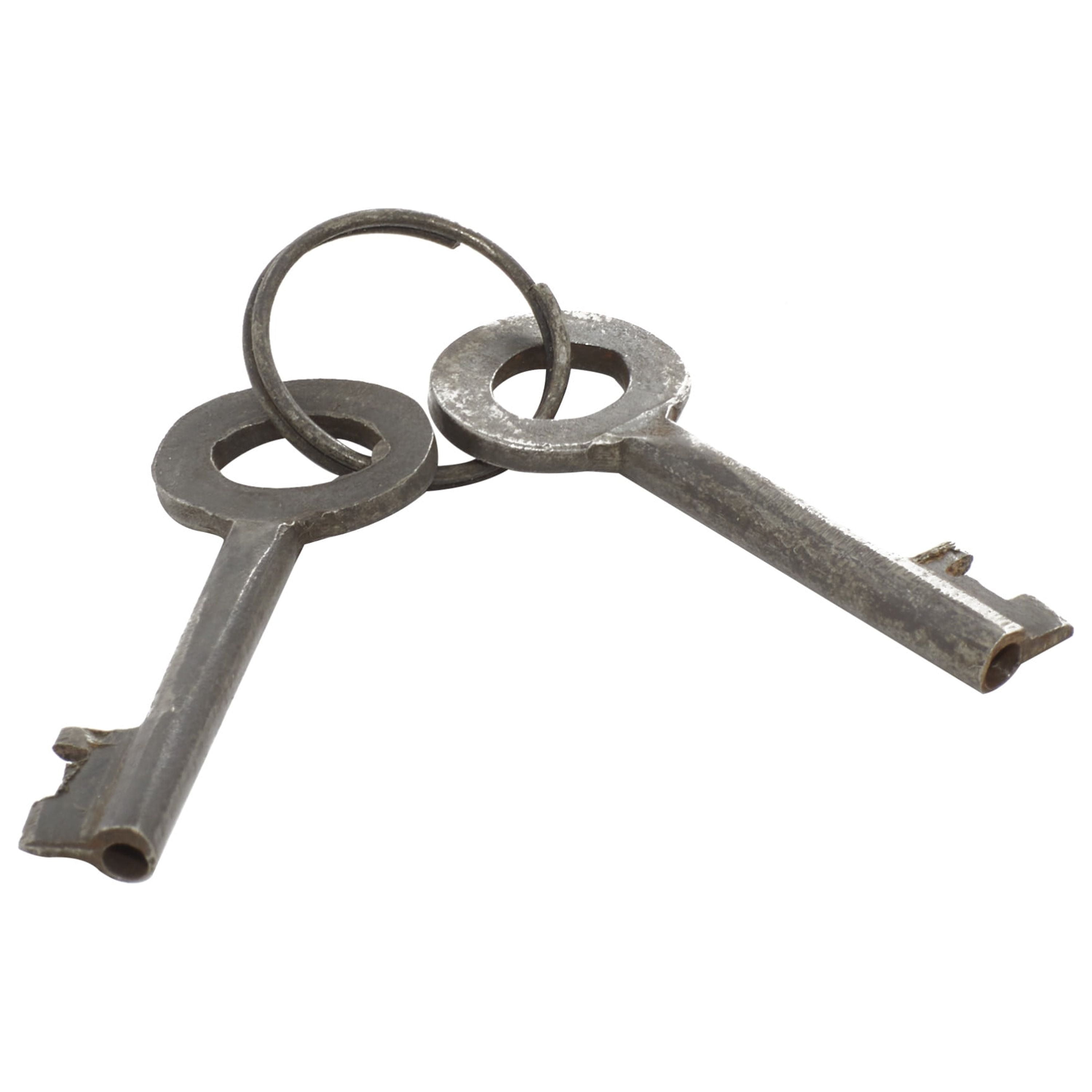 DecMode 2" Gray Brass Lock And Key