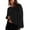 Black, variant on zbxnLI Women's Athletic Sweatshirts Long Sleeve Cropped Tops Lightweight Loose Pullover Sweatshirt Solid Color