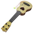 thumbnail image 4 of CIMAXIC Children Small Size Musical Instruments Imitated Ukulele Mini Guitar Playing Toy with Four Strings (39cm, Beige),15.35"X4.92"X1.57", 4 of 5