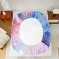 thumbnail image 5 of Feelyou Blue Purple Butterfly Twin Sheet Sets, Dreamy Animal Bedding, 3 Pieces, 5 of 7
