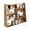 Beige, variant on WRXELAN 4-Tier Expandable Wood Grain Bookcase, Adjustable Width 3-in-1 Shelf Unit, Converts Straight to L-Shaped Corner Storage for Living Room, Bedroom, Office