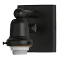 thumbnail image 2 of Meyda Tiffany 145861 Delta 10" Tall Wall Sconce - Solar Black, 2 of 4