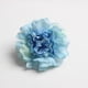 thumbnail image 3 of 20 cabezas de rosas artificiales de seda, rosas de tela, cabezas de flores decorativas azul, 3 of 9