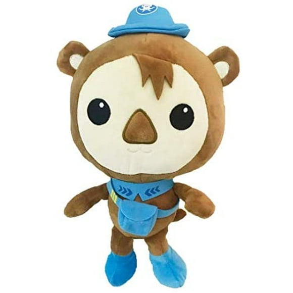 Octo-nauts Captain Barnacles 12 Inches Plush Toy Bear 30cm(Shellington)(brown)