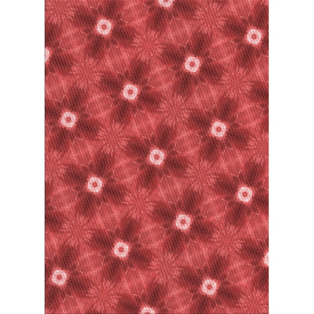Ahgly Company Tapis d'Intérieur Rectangulaires Transitionnels Rouges Lavables à la Machine, 4 Pieds x 6 Pieds