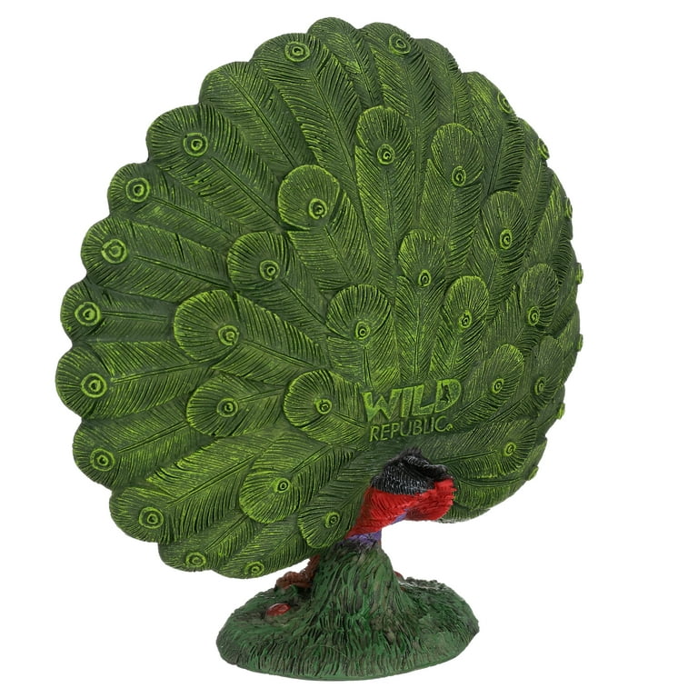 K M Wild Republic Polystone Peacock Figurine Peacock Walmart