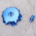 thumbnail image 3 of Tapa de la cubierta del tanque de combustible de gasolina de aluminio CNC de la motocicleta para moto de cross Pit de 50cc-160cc (azul), 3 of 7