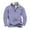Purple, variant on DODADAWANJ Quarter Zip Pullover for Men Stripe Print Stand Collar Hoodies Big and Tall with Pocket Sweatshirt for Leisure Daily Workout L