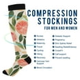 thumbnail image 2 of FORMRS Womens Knee High Socks Casual Long Thick Travel Daily Wear, 1 Pair, Watercolor Grapefruit, 2 of 6
