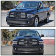 thumbnail image 2 of Spec-D Tuning Matte Black LED Tube Projector Headlights Compatible with 2002-2005 Dodge Ram 1500, 2003-2005 Dodge Ram 2500/3500, Left + Right Pair Headlamps Assembly, 2 of 5