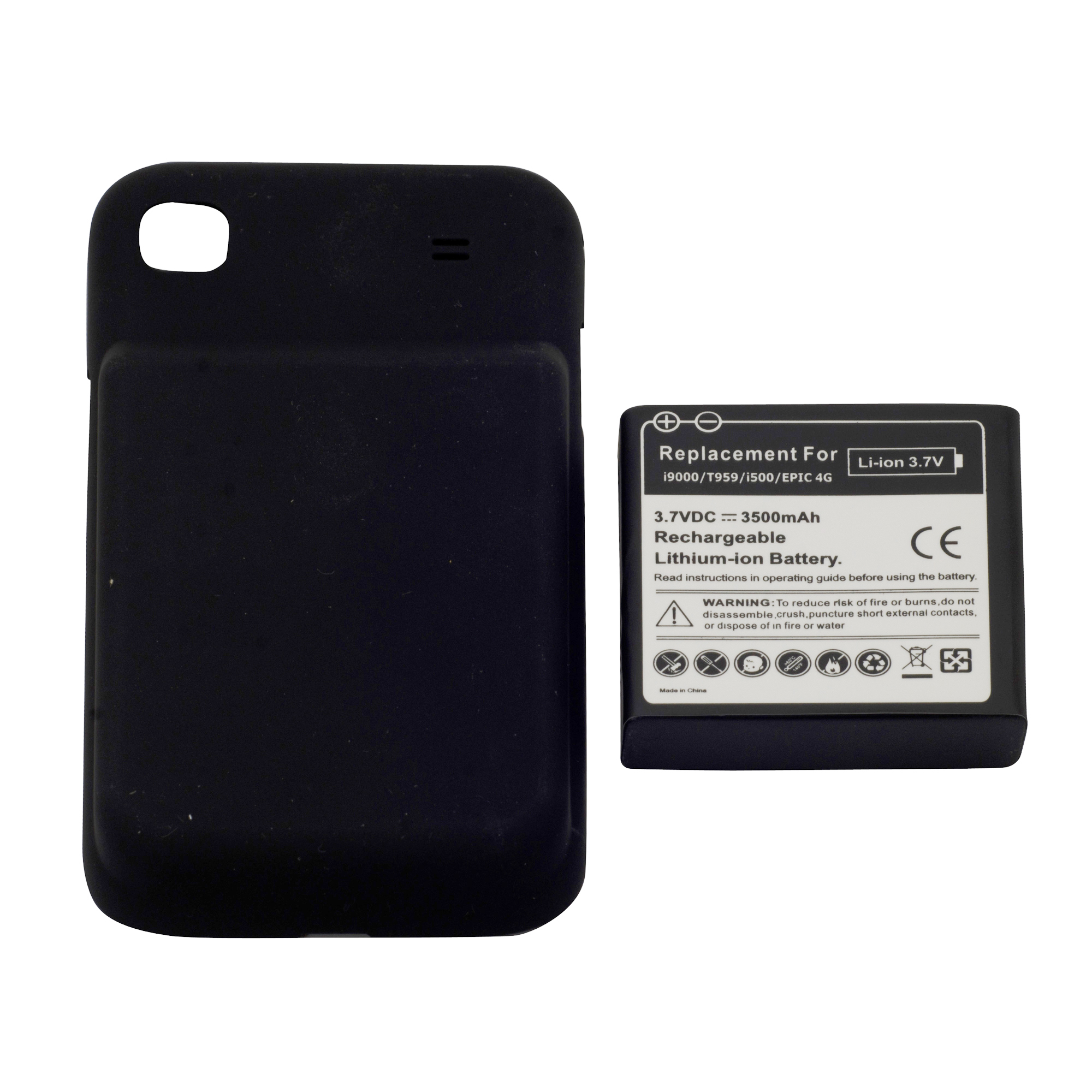 Samsung Galaxy S Extended Battery 3500 mAH i9000/T959/i500/EPIC 4G