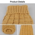 thumbnail image 5 of Pet winter warm sweater high elastic solid color dog sweater cat clothing, 5 of 5