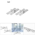 thumbnail image 2 of Premium 360-Degree Rotating Pivot Hinges for Revolving Doors, Stainless Steel, 95mm Length, Central Pivot, Brushed Finish, Corrosion-Resistant, Durable Design, Secure Mounting, High Hardness,, 2 of 6