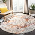 thumbnail image 2 of SAFAVIEH Madison Jayme Vintage Traditional Area Rug, Light Grey/Rust, 5'1" x 7'6", 2 of 7