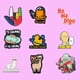 thumbnail image 2 of Juego de broches para blusas esmaltados con dibujos animados y peluche para ropa, 2 of 2