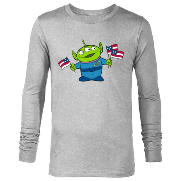 Disney and Pixar’s Toy Story Alien Fourth of July - Long Sleeve T-Shirt for Men - Customized-Athletic Heather