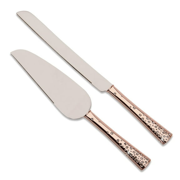 FB Jewels Galaxy Rose Gold-Tone Knife Serve
