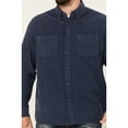 thumbnail image 3 of North River Men's Solid Corduroy Long Sleeve Button-Down Shirt - NRM6387-BLU XX-, 3 of 4