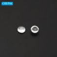 thumbnail image 3 of Uxcell Transparent Glass Cabochons, 100Pcs 8mm Thicker Round Glass Dome Tiles for Photo Pendant Jewelry Making, Clear, 3 of 5