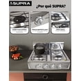 thumbnail image 3 of Parrilla a gas de 4 quemadores Supra 4Q-TITAN SILVER para sobreponer con cubierta y cuerpo de acero, para gas L.P.., 3 of 6