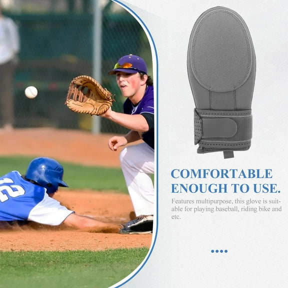FUEENIRVA Adults 1Pcs Chloroprene Rubber Baseball Sliding Mitt Glove for Grip Enhancement