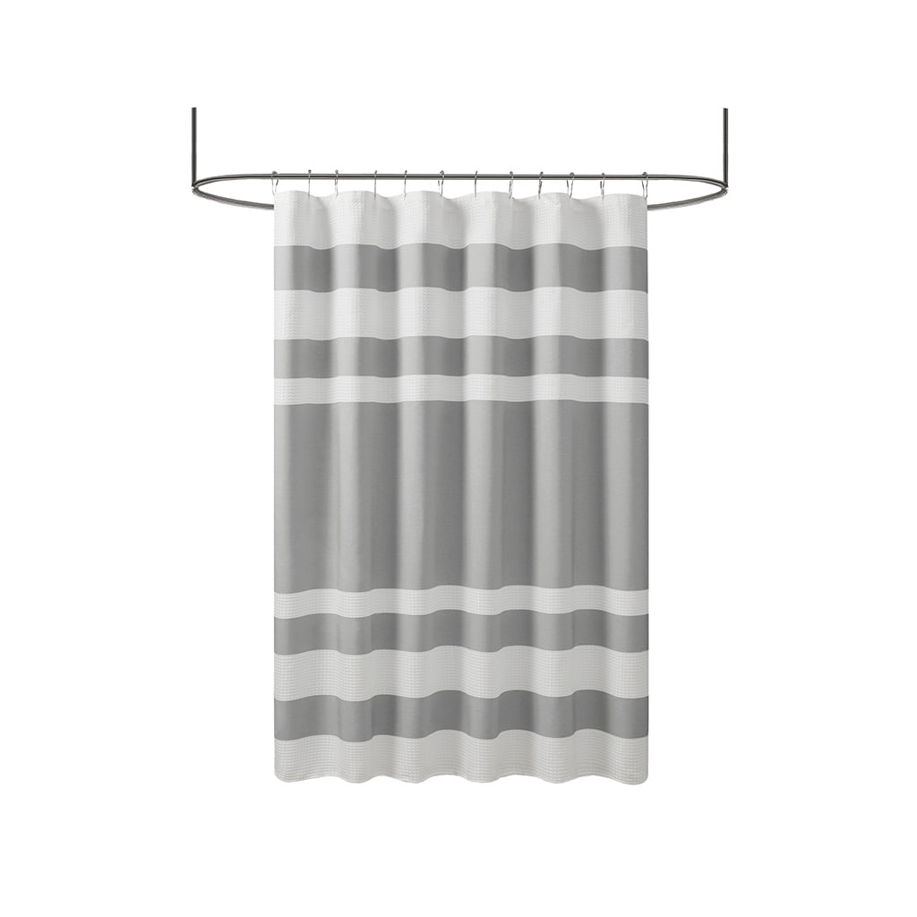 Euroco Shower Curtain with 3M Treatment Grey 72x72"