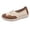 White, variant on Men's Slip On Loafers Toe Derby Style Casual Shoes Lightweight Comfortable Solid Color Boat Shoe Look for Daily Wear