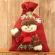 thumbnail image 1 of Adornos navideños, adornos navideños, regalos navideños Bolsa de regalo de Navidad Bolsa de regalo de lino tridimensional Estilo anciano Estilo muñeco de nieve Bolsa de regalo de lino Productos de lin, 1 of 6
