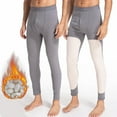 thumbnail image 2 of Shadoumai Men's Winter Thermal Underwear Pants with and Reinforced Knee Pads for Cold Weather and Comfort, 2 of 7