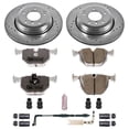 thumbnail image 3 of PowerStop Rear Z26 Street Warrior Carbon-Fiber Ceramic Brake Pad and Drilled and Slotted Rotor Kit Fits: BMW Select Models K5361-26, 3 of 9