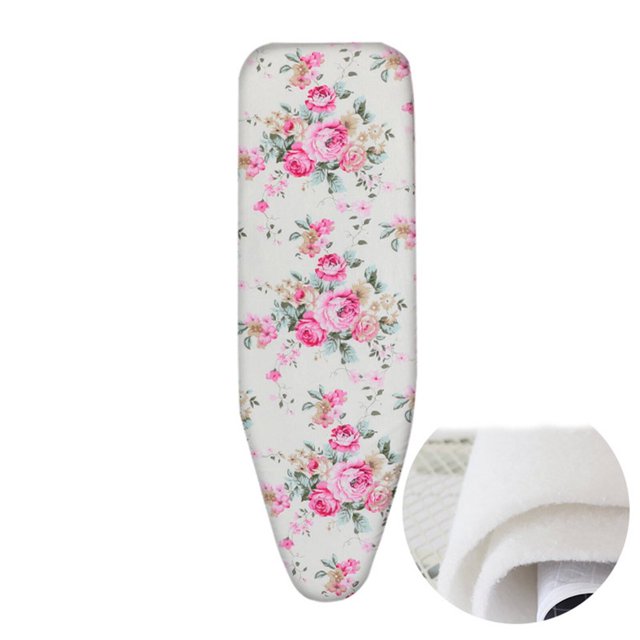 MesaSe AUQ Ironing Board Cover Enhanced Silver Coating Heat Protection Ironing Board Cover and Pad Comfortable Cotton Ironing