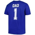 thumbnail image 3 of Men's Profile Royal Los Angeles Dodgers Big & Tall #1 Dad T-Shirt, 3 of 3