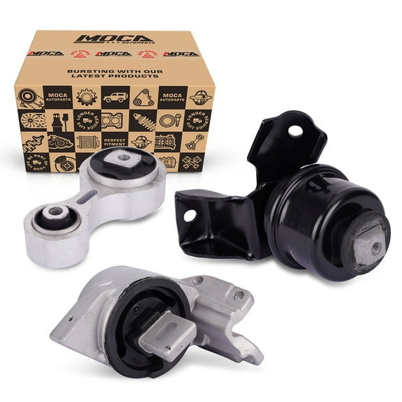 MOCA AUTOPARTS Engine Motor and Transmission Mount Kit Fit for 2006-2009 Ford Fusion L4 2.3L & 2006-2009 Mercury Milan L4 2.3L