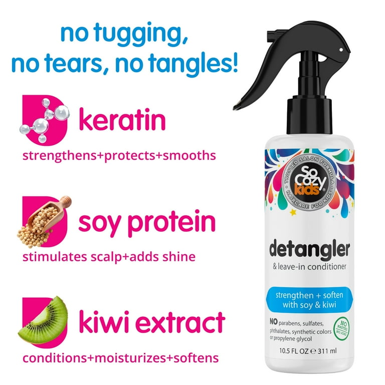 Detangler Leave-In Conditioner Spray for Kids, 10.5 oz photo 3