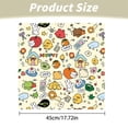thumbnail image 4 of Woahu Cat Grooming Wrap,Cat Grooming Supplies for Cutting Nails,Cat Restraint for Nail Clipping To Anti-Scratch/Runaway/Bitten, Cat Swaddle Wrap for Calming & Holding Cat (L 45*45Cm-Graffiti), 4 of 7