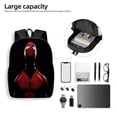 thumbnail image 4 of MARVEL Spider-Man Large Capacity Backpack - Ergonomic, Lightweight & Durable Polyester with Multiple Pockets, Perfect for Work,, 4 of 6