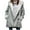 Gray A, variant on Jackets for Women Winter Warm Sherpa Lined Coats Plus Size Hooded Parka Faux Suede Long Pea Coat Outerwear Classic-Fit Soft Fuzzy Jackets Overcoat S-5XL