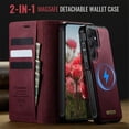 thumbnail image 6 of CaseMe Wallet Case for Samsung Galaxy S26 Ultra Compatible with Magsafe, 2-in-1 PU Leather【RFID Blocking】Flip Card Holder Stand Shockproof Magnetic Detachable Cover for Samsung Galaxy S26 Ultra 6.9", 6 of 10
