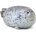 thumbnail image 1 of 60cm Seal Animal Pillow, Chubby Blob Seal Pillow Cute Seal Stuffed Animal Cotton Plush Animal Pillow Cómodo Soft Seal Hugging Pillow Back Pillow, Grey Adepaton LL-1815-4, 1 of 7