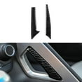 thumbnail image 2 of Center Control Handle Cover Trims Sticker Decal Carbon Fiber For Corvette C7 2014-2019, Black, 2 of 5