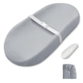 thumbnail image 1 of Cambiador para bebés Blissful Diary de muselina con forro impermeable, 1 of 7