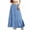 Sky Blue, variant on MGDXOX Women's Tiered Crinkle Maxi Skirt Elastic Drawstring Waist Flowy Ruffle Long Skirt Casual Summer Skirt for Vacation Sky Blue M