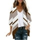thumbnail image 2 of Cárdigan de manga larga para mujer, blusa informal estampada con bolsillo, abrigo tipo cárdigan para mujer, 2 of 5