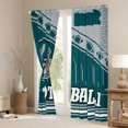 thumbnail image 3 of jejeloiu Football Game Black Out Curtains,Kids Ball Games Curtains Pack of 2 (42x63 Each) For Rugby Boys, 3 of 6