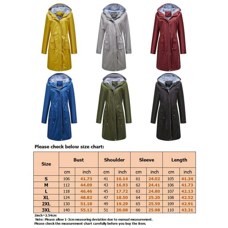 Navy raincoats cheap ladies