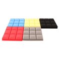thumbnail image 4 of Esquirla 6 Pcs Sound Absorption Panel Sound Absorbing Foam Audio Parts for KTV Office Red, 4 of 8