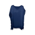 thumbnail image 2 of HAJWOH Women Chiffon Tassel Swimsuit Cover Up Beach Tassel Coverups for Swimwear, 2 of 4