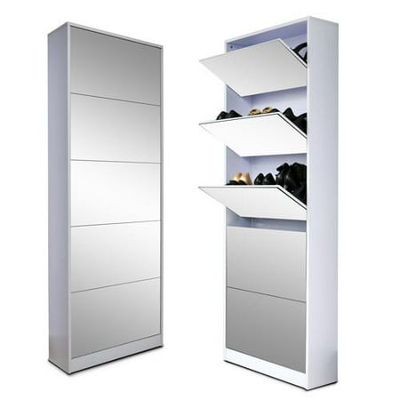 organizedlife wood shoe cabinet